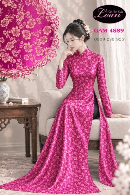 Vải áo dài gấm hai da-GT 13184