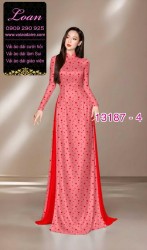 Vải áo dài chấm bi lụa Tô Châu