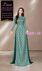 Vải áo dài chấm bi lụa Tô Châu
