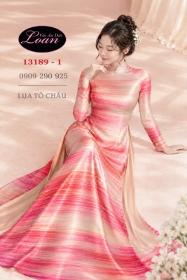 Vải áo dài lụa Tô Châu in 3D-13189