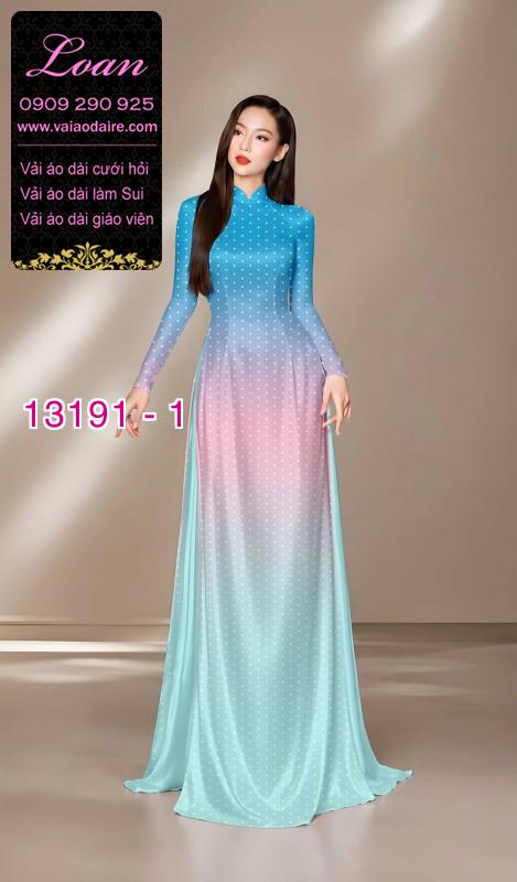 Vải áo dài lụa Tô Châu chấm bi
