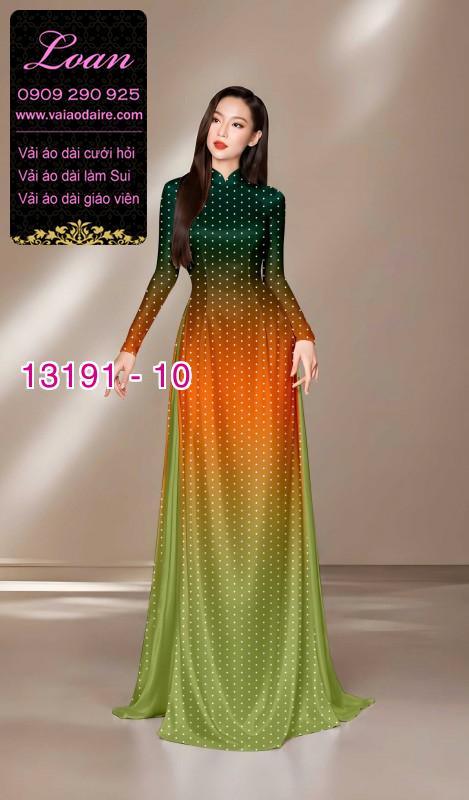 Vải áo dài lụa Tô Châu chấm bi