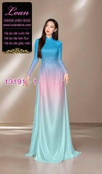 Vải áo dài lụa Tô Châu chấm bi