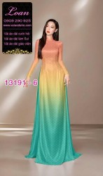 Vải áo dài lụa Tô Châu chấm bi