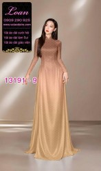 Vải áo dài lụa Tô Châu chấm bi