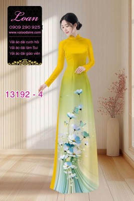 Vải áo dài lụa Tô Châu in hoa 3D-13192
