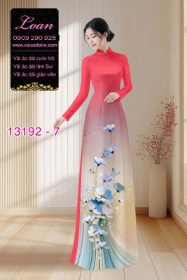 Vải áo dài lụa Tô Châu in hoa 3D-13192