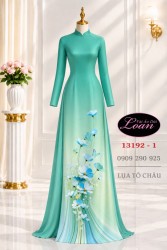 Vải áo dài lụa Tô Châu in hoa 3D