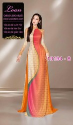 Vải áo dài chấm bi lụa Tô Châu