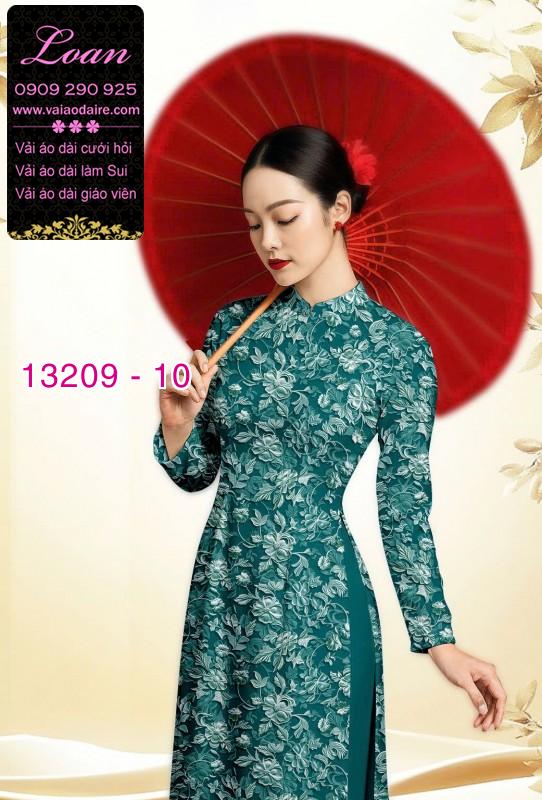 Vải áo dài hoa nhí