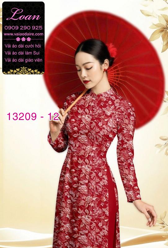 Vải áo dài hoa nhí