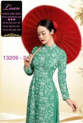 Vải áo dài hoa nhí