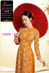 Vải áo dài hoa nhí