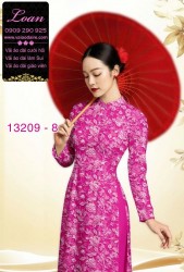 Vải áo dài hoa nhí