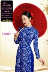 Vải áo dài hoa nhí