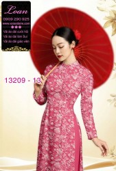 Vải áo dài hoa nhí