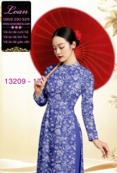 Vải áo dài hoa nhí
