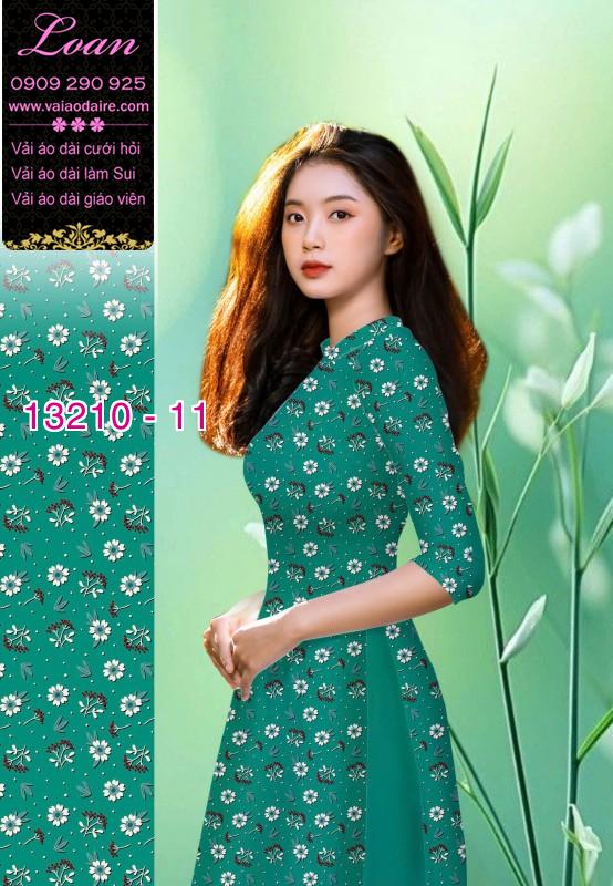 Vải áo dài hoa nhí