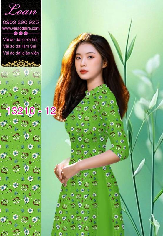 Vải áo dài hoa nhí