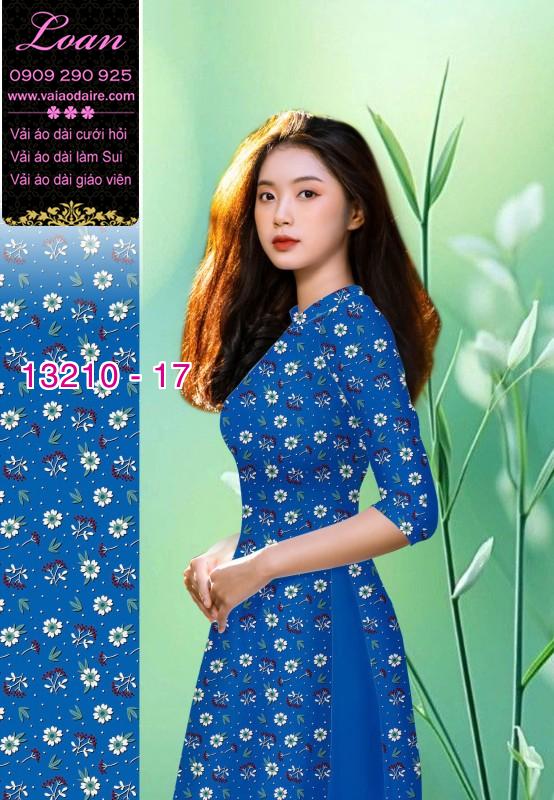 Vải áo dài hoa nhí