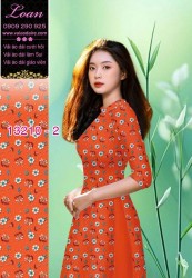 Vải áo dài hoa nhí