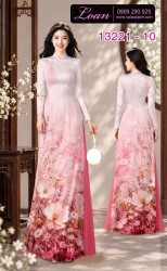Vải áo dài hoa in 3D