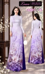 Vải áo dài hoa in 3D