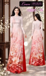 Vải áo dài hoa in 3D
