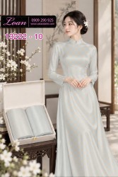 Vải áo dài họa tiết hình thoi in 3D