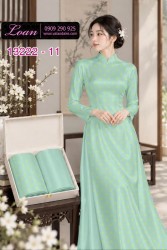 Vải áo dài họa tiết hình thoi in 3D