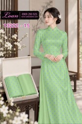 Vải áo dài họa tiết hình thoi in 3D