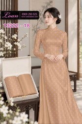 Vải áo dài họa tiết hình thoi in 3D