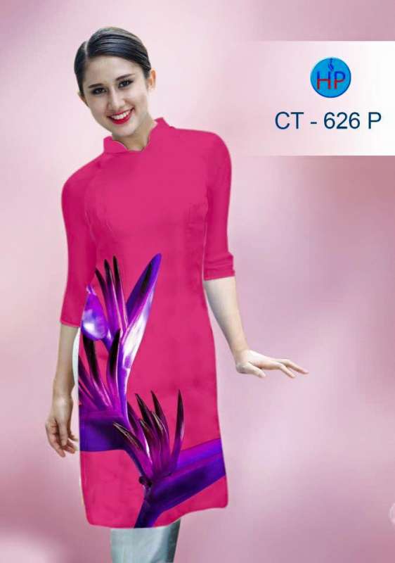 Vải áo dài Cách Tân cành hoa Vải áo dài Cách Tân cành hoa