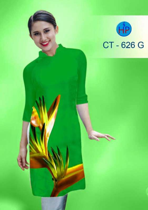 Vải áo dài Cách Tân cành hoa Vải áo dài Cách Tân cành hoa
