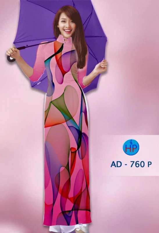 Vải áo dài họa tiết 3D