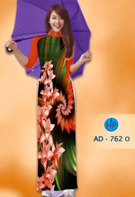 Vải áo dài hoa văn lập thể-DT 1352