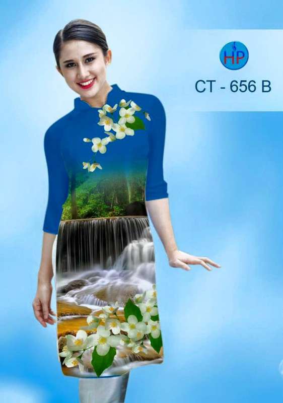 Vải áo dài Cách Tân suối nước Vải áo dài Cách Tân suối nước