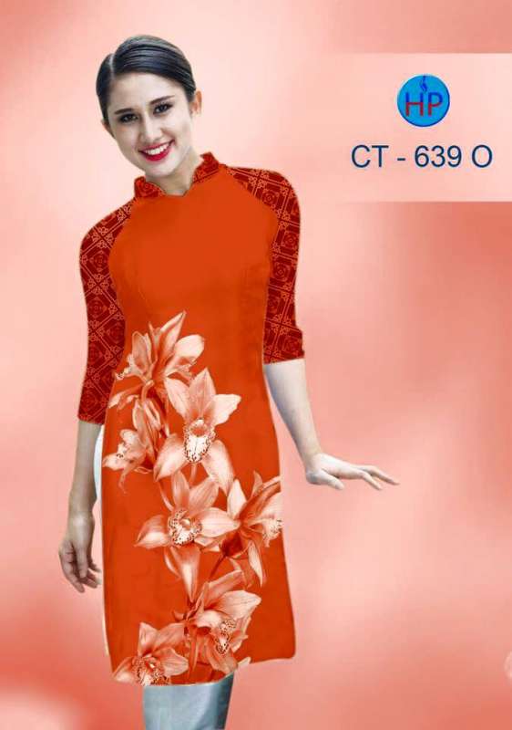 Vải áo dài Cách Tân hoa Ly Vải áo dài Cách Tân hoa Ly