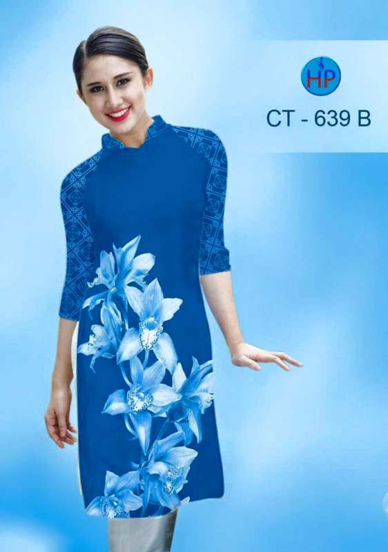 Vải áo dài Cách Tân hoa Ly Vải áo dài Cách Tân hoa Ly