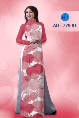 Vải áo dài hình vòng tròn-DT 1380