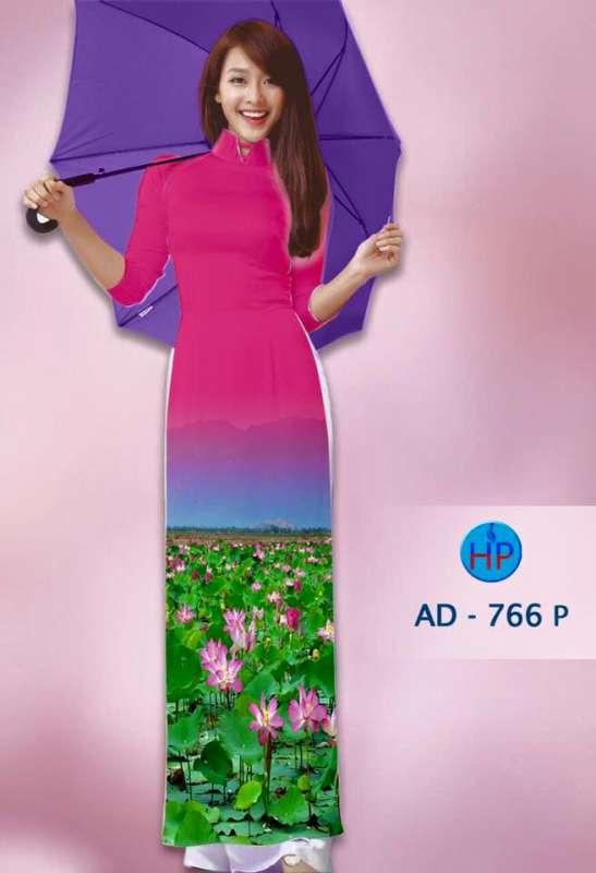 Vải áo dài ao Sen