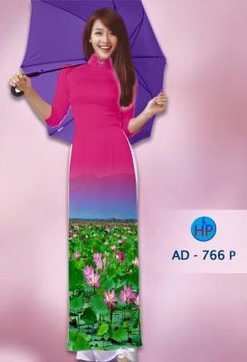 Vải áo dài ao Sen-DT 1382