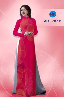 Vải áo dài hình chiếc lá mờ-DT 1384