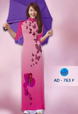 Vải áo dài cánh bướm-DT 1387