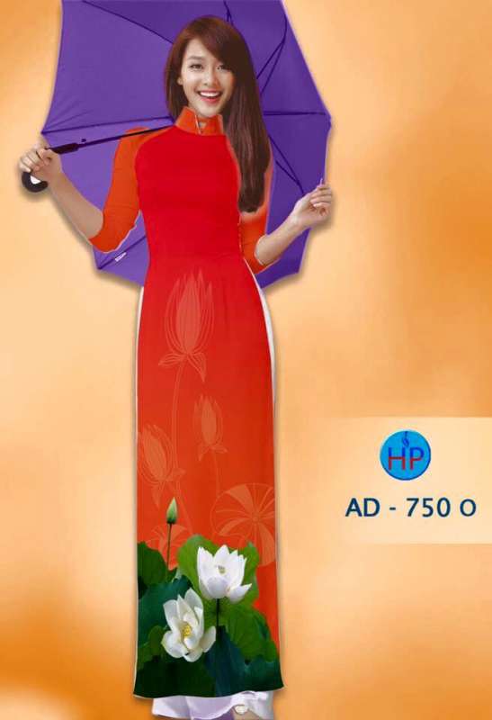 Vải áo dài hoa Sen trắng