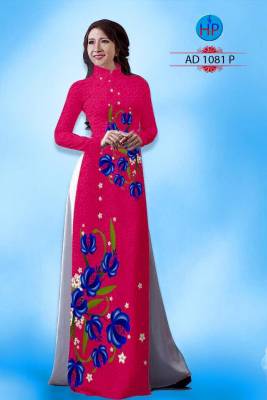 Vải áo dài hoa 3D-DT 1418