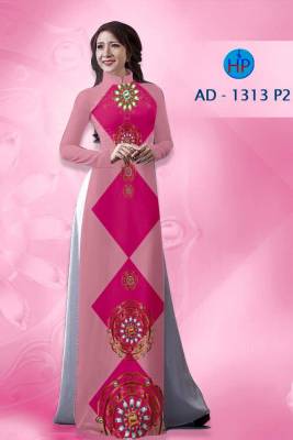 Vải áo dài caro-DT 1455