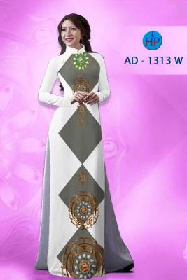 Vải áo dài caro-DT 1455