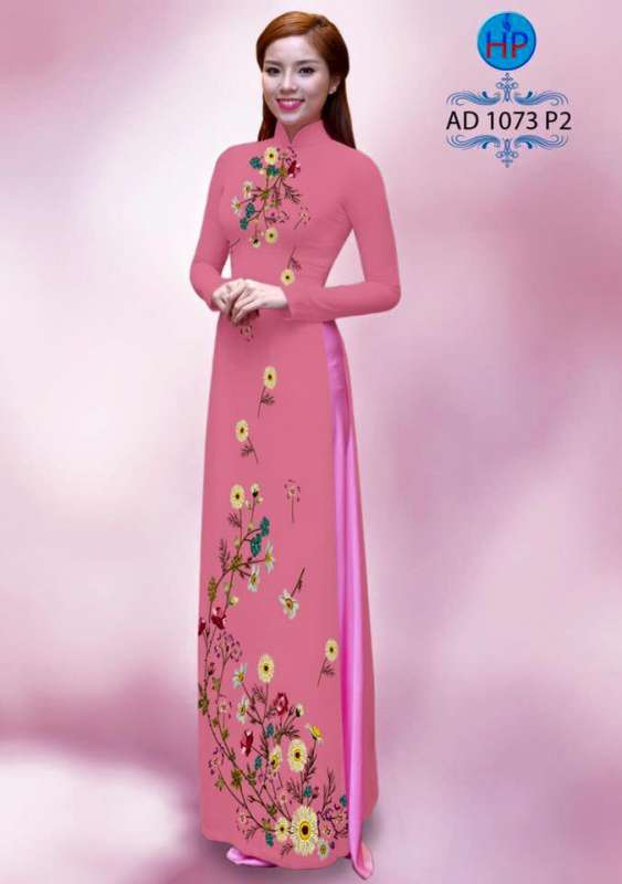 Vải áo dài hoa nhỏ