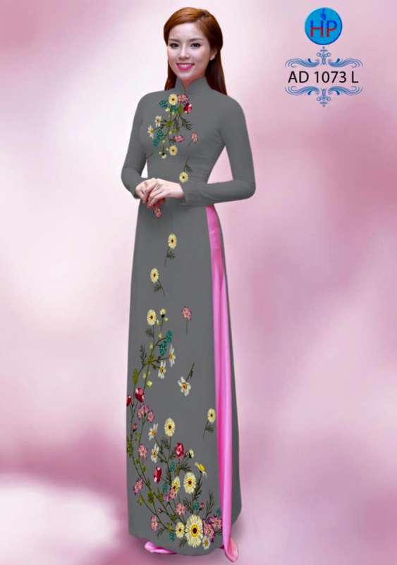 Vải áo dài hoa nhỏ